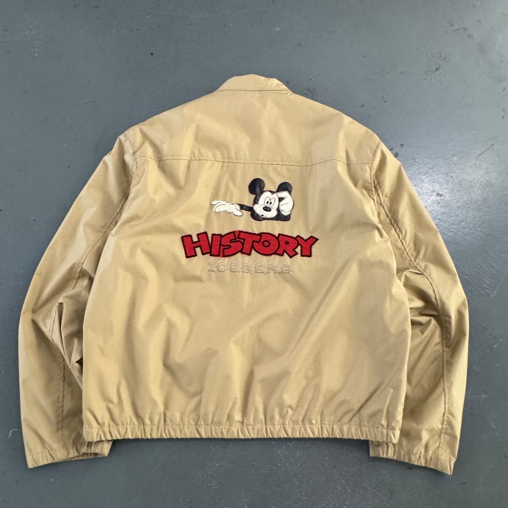 Image of Iceberg History nylon biker jacket, size large