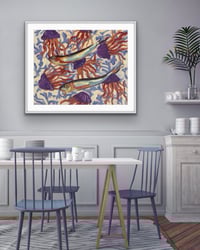 Image 4 of Sardines & Jellyfish Print