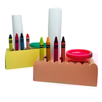 Play Dough & Crayon Box Die Cut