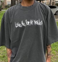 Image 1 of Ash gray Love me for my insides Oversized Fit 