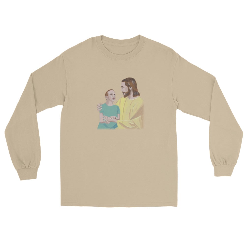 Image of MARK MEETS JESUS LONG SLEEVE SHIRT