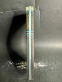 Image 4 of Mammoth Tusk & Carbon Carbon GLOW Segmented Knife Scales 