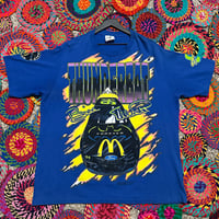 Image 1 of 1995 Bill Elliot Thunderbat AOP Blue Size XXL 27x31 (Fits XXL-XXXL)