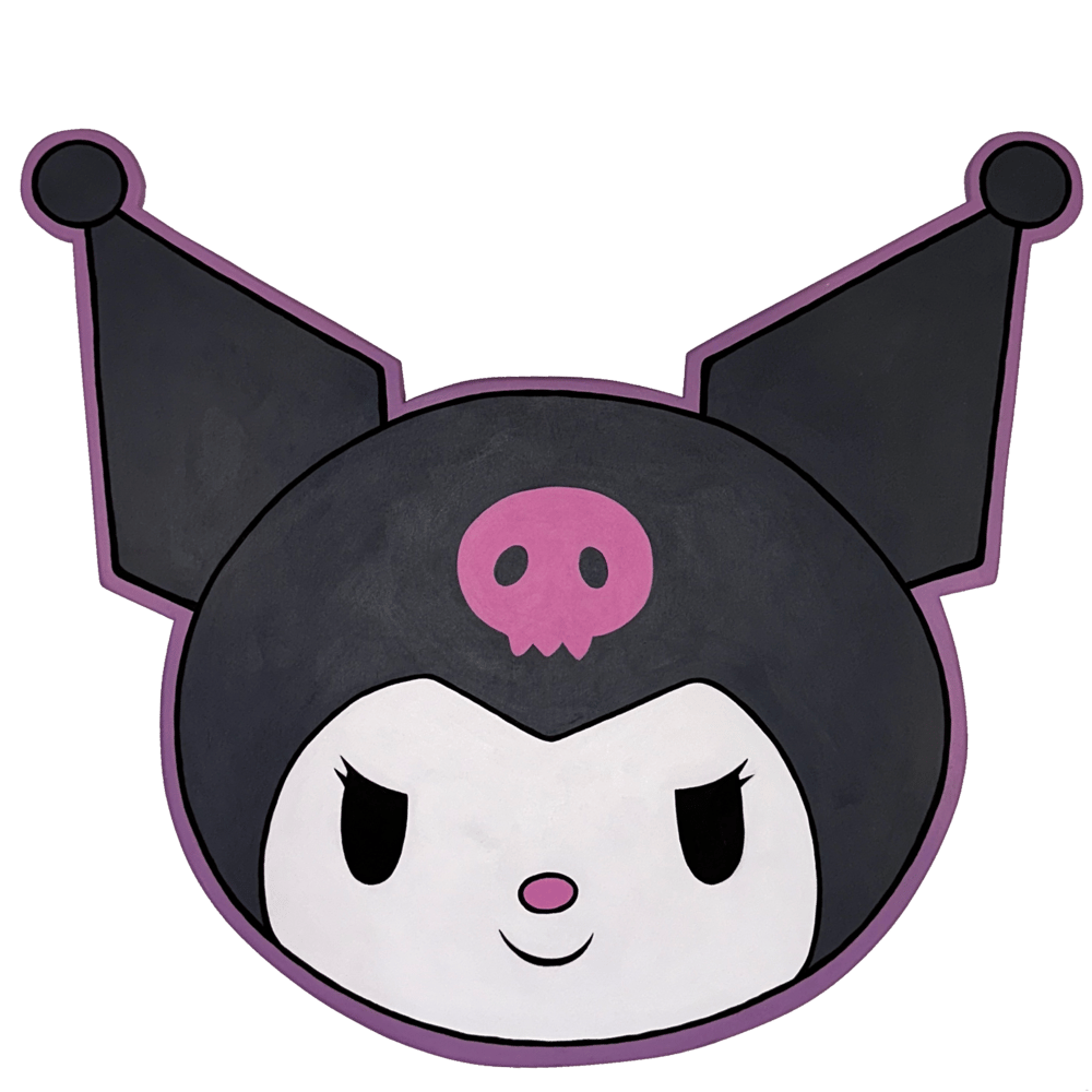 Image of Kuromi Wood Cut Painting 