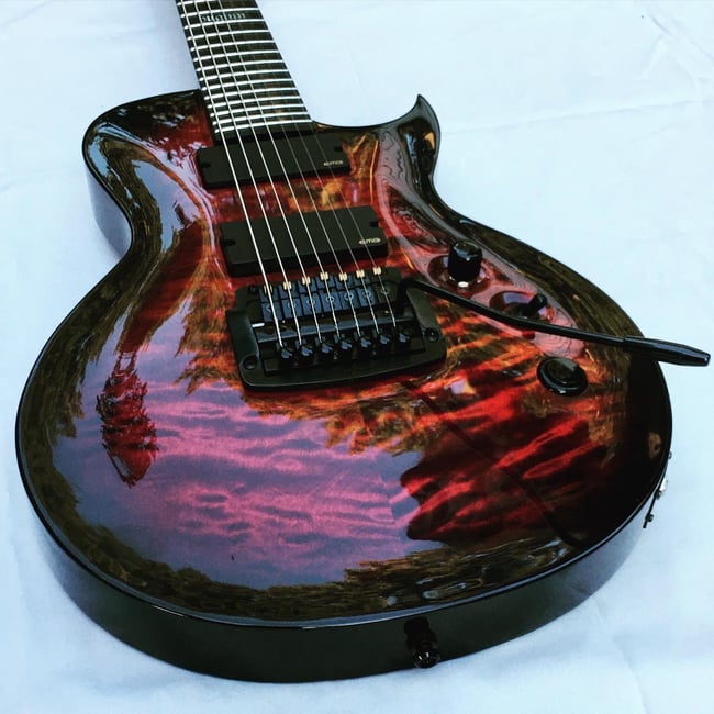 HUGINN HR-7 NECK THRU USA MODEL O2 SERIES 