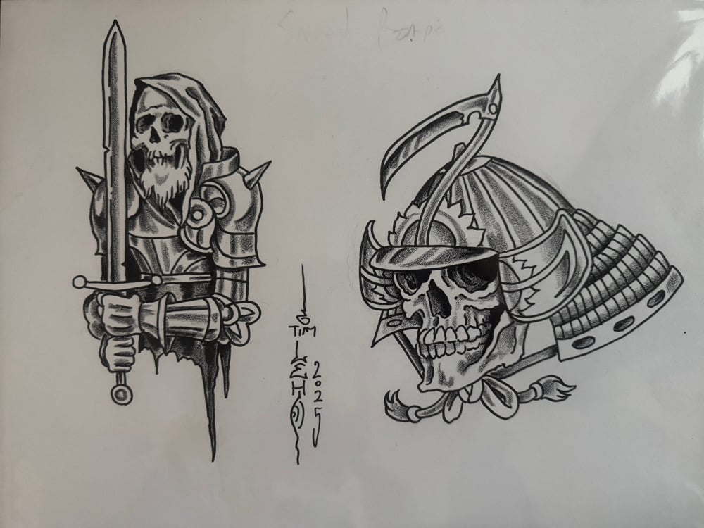 Image of Tim Lehi “Reapers & Wolves #136” Original Art