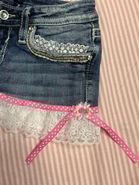 Image 2 of Pink lace miniskirt