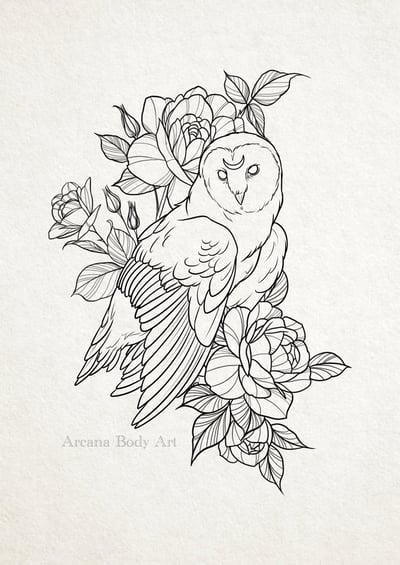 Image of Hibou roses