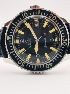 Image of omega seamaster 300 automatic sports mens watch,cal 562-166.024.(BL-31)CROWN KEY ISSUE.