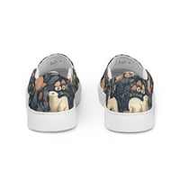 Image 3 of Woodland Creatures Boho Cottagecore Nature Inspired Women’s slip-on canvas shoes