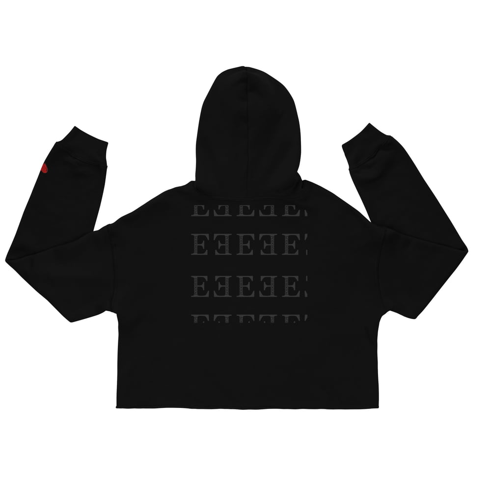 Epodosmi Women’s Crop Hoodie - Large - E Back