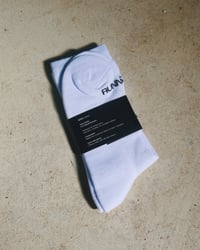 Image 2 of The Pace Socks (White)