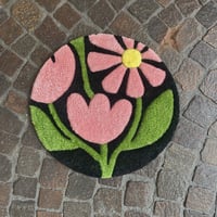 Fantasia fiori tondo 