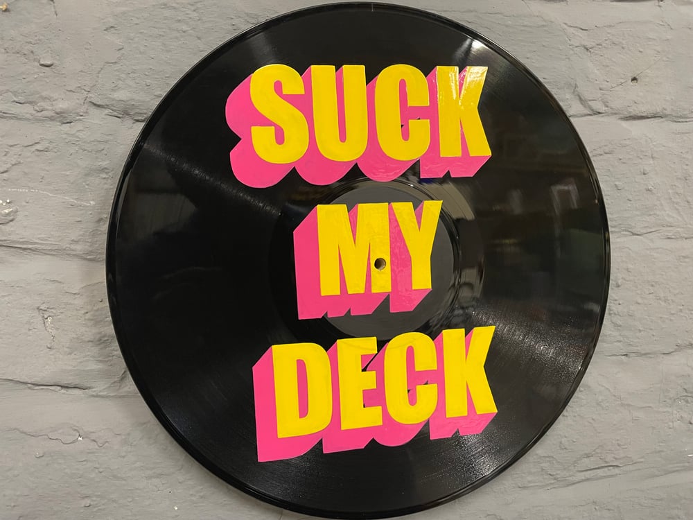 Image of Suck My Deck 12 Inch Vinyl Pink/Yellow
