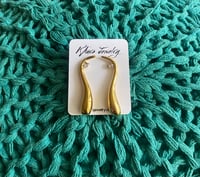 Image 3 of Molten Curve Earrings