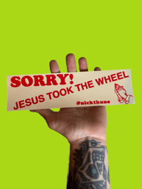Jesus Bumper Sticker