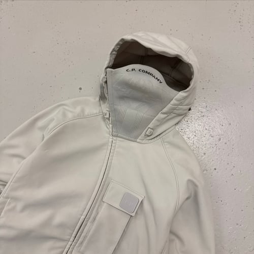 Image of AW 2021 CP Company Metropolis Fleece Lined Soft Shell Mask Jacket, Size Small