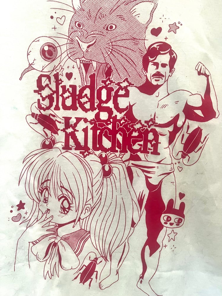 Sludge Kitchen White Tee Image 2