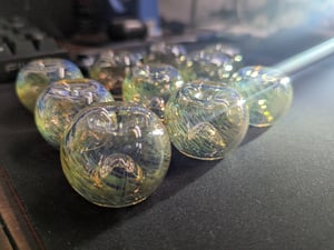 Inkwell : Gold & Silver Feathered