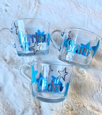 Personalised Star Glass Mug