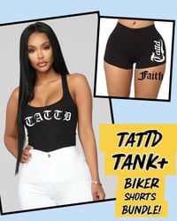50% off!!! TATTD TANK + BIKER SHORTS BUNDLE!!!