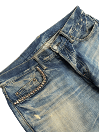 Image 2 of Hysteric Glamour Studded Pocket Selvedge Denim - 34