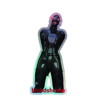 Image 1 of Bloodshrimp Holographic Sticker