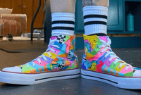 Image 3 of Custom pop art shoes