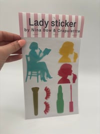 Image 2 of  Lady Sticker
