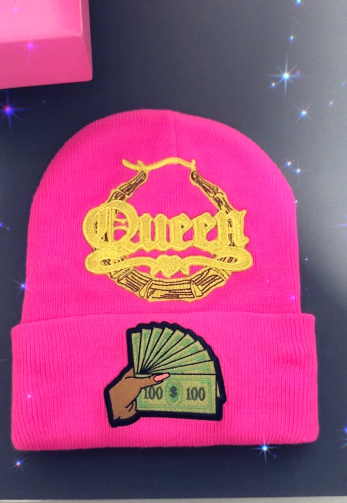 Image of Pick a pink beanie hat beanie