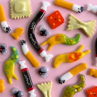 Image 4 of Fused glass pasta magnets