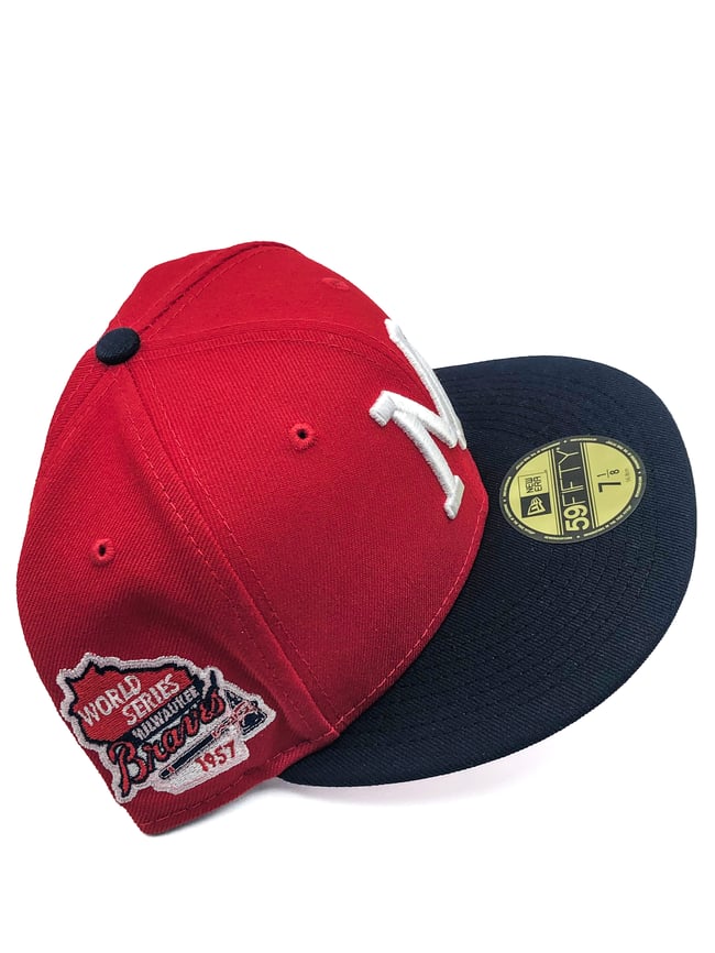 Milwaukee Braves Red/Navy Pink UV