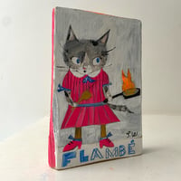 Image 2 of Originally painting on wood - Flambé 