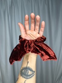 Image 3 of Cooper  Velvet  Bat Wing Scrunchie 