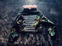 Image 1 of Pink Fur Collard M65 Field Coat