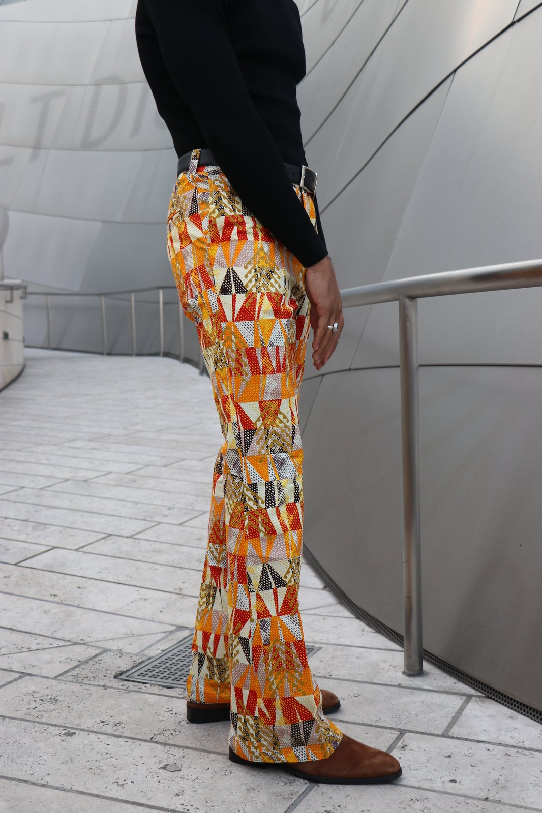 THE ZENYA BOOTCUT PANTS - RUSTIN | No-Tribe Clothing