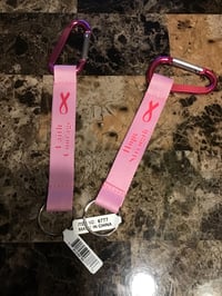 Image 2 of Breast Cancer Keychain 