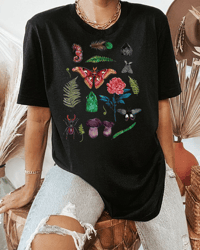 Image 3 of Capricorn Nature Chart Black T-shirt