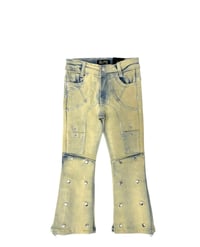 Image 1 of CUBAN LINK LIGHT KIDS STACKED RIVETS