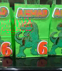 Image 2 of Dinosaur favor bags