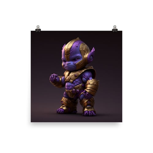 Image of Marvel Babies - Thanos | Photo paper poster