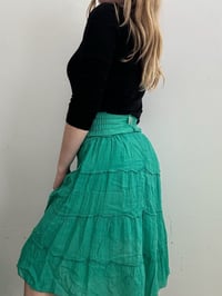 Image 5 of Green dress skirt // 36