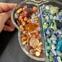 Image 2 of Cloud Bowl with Rainbow Crystal Confetti (42A)