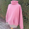 Jersei ample felpa rosa