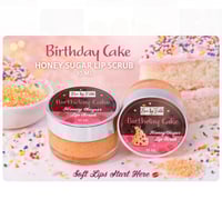 Image 1 of Fabb Birthday Cake Lip Scrub duo. Arrives w/ free lip gloss!