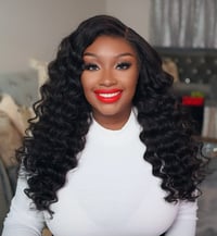 Image 1 of GLUELESS 4C Edges Natural Curls 13x6" HD Lace Frontal Wig (from WOW African)