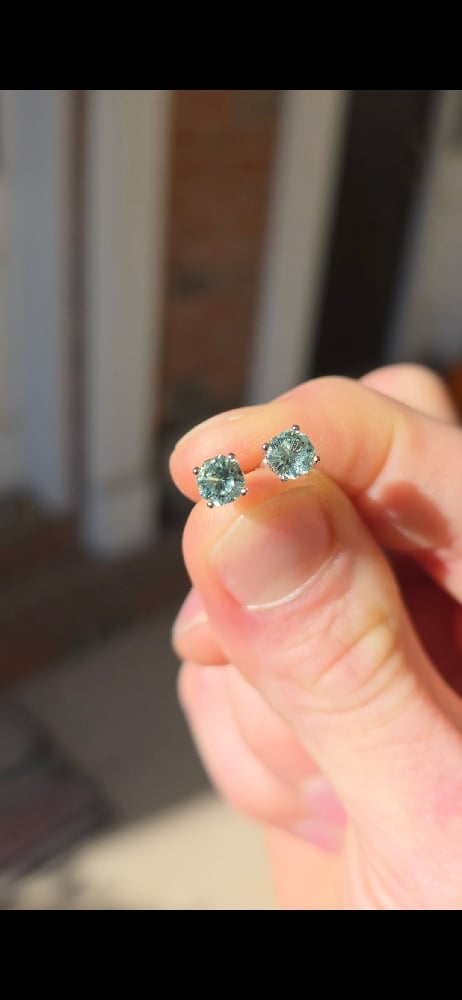 Image of Gemstone earings 