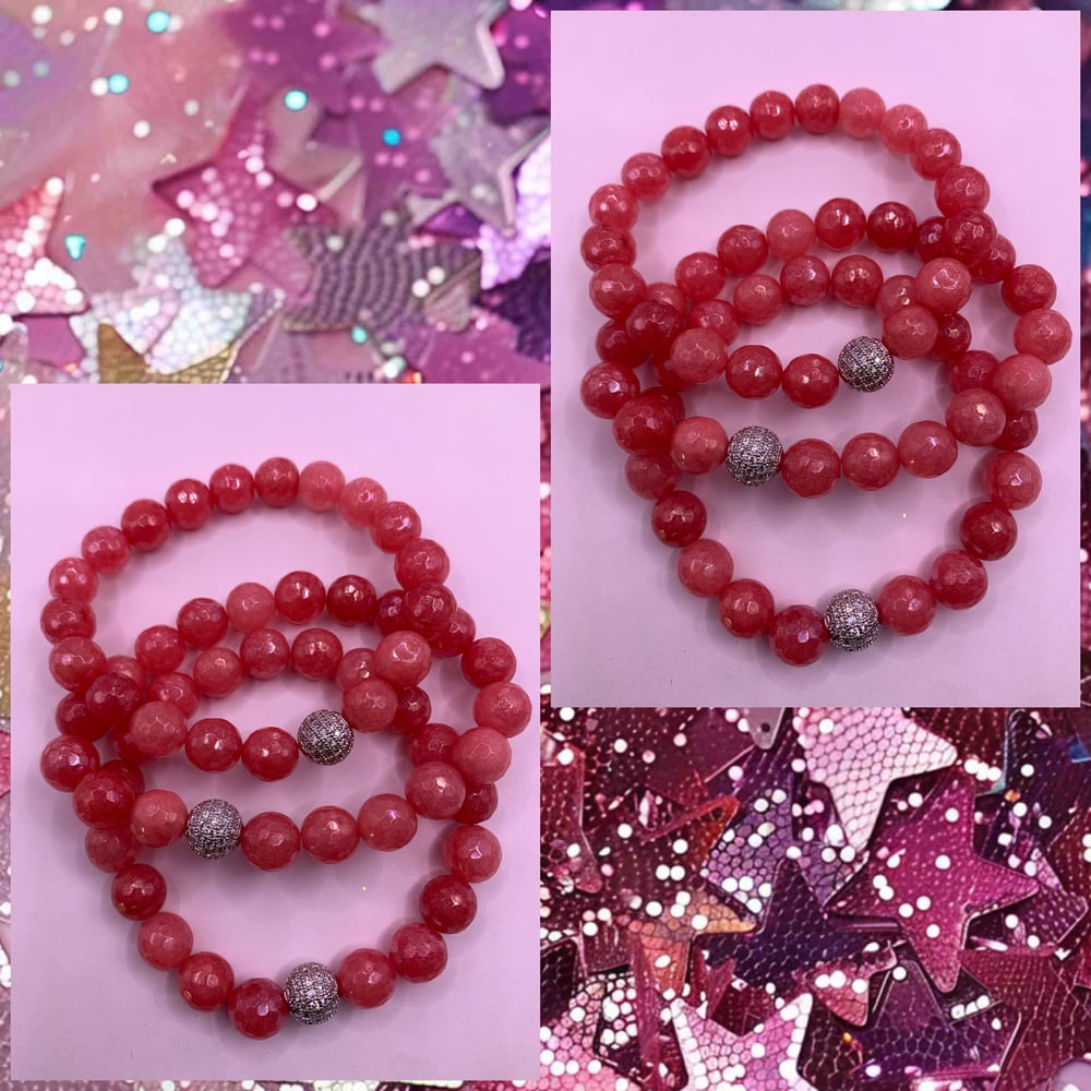 Image of Silver Strawberry Pink (1pc)