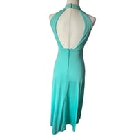 Image 2 of Teal Deadstock Vintage Formal Dress