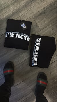 Image 3 of OGW HUSTLESZN BLUE - BLACK TRACKSUIT